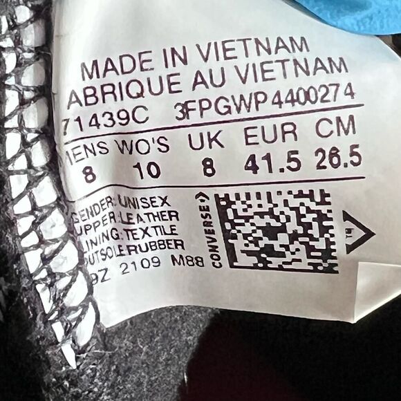 Converse Chuck 70 Explore Waterproof Utility High Top Black Mens Size 8  171439C - Picture 12 of 12